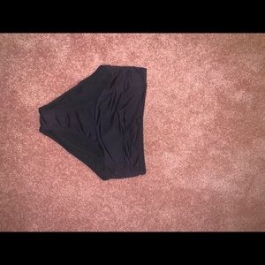 merona high waisted rouched swim bottoms